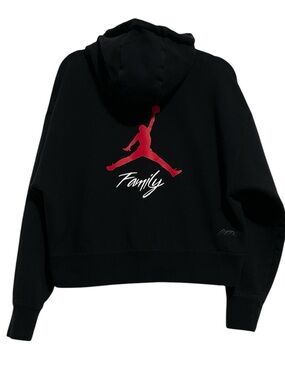 Nike Air Jordan Friends & Family Cropped Hoodie RARE Unreleased Promo Size Large